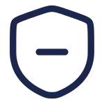 Shield Minus SVG Icon
